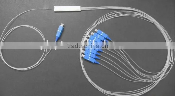 16 way tube type optical fiber PLC splitter
