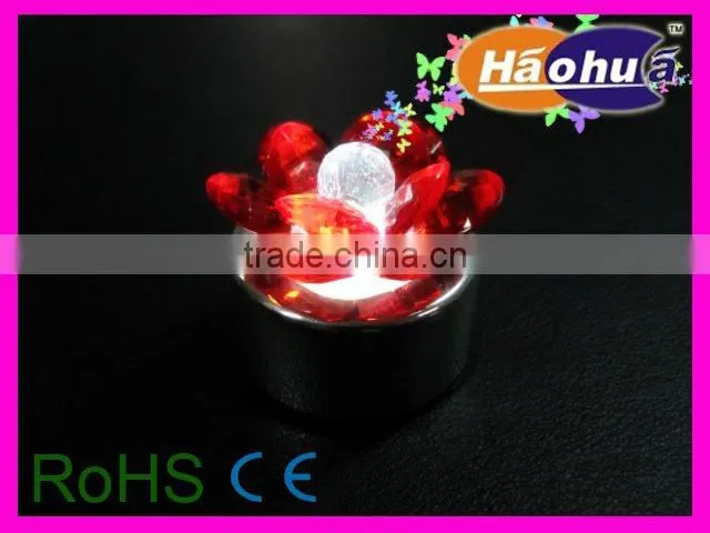 LED flower candle light
