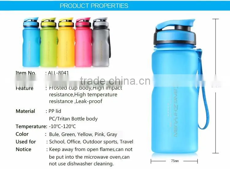 600ml Outdoor Sports Cycling Joyshaker Water Bottle Plastic Hot Drinking Cups