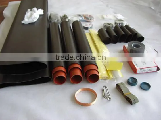LDPE PE heat shrinkable straight through 3-core cable joint up to 36kv for XLPE cable
