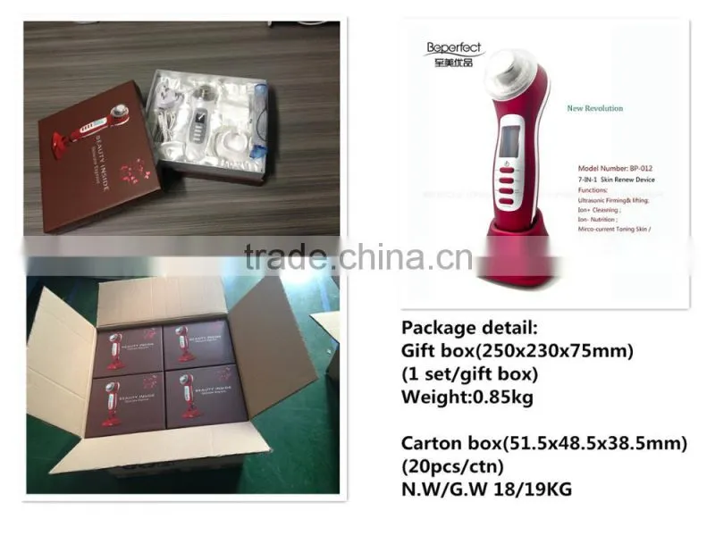 New arrival Positive ion galvanic spa Acne Treatment and skin whitening