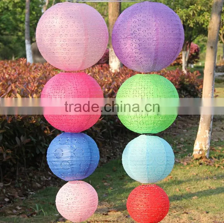 Fashion design various colors decorative paper lantern for sale