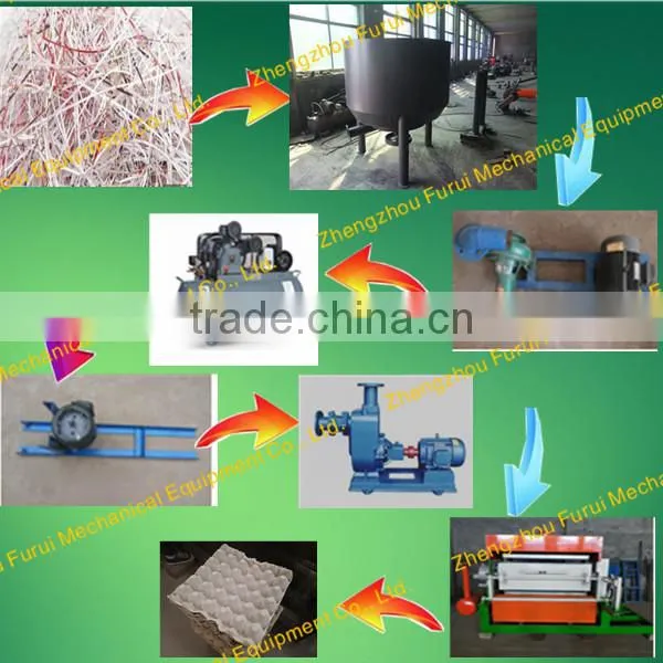 The new design semi-automatic paper egg tray machine with wide application