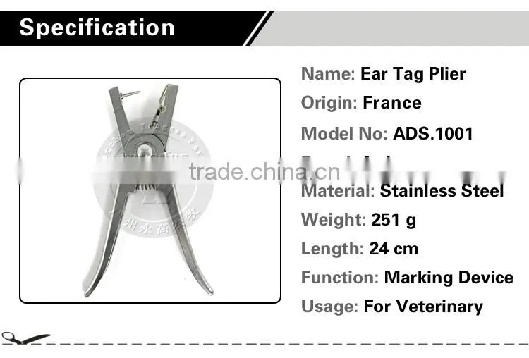High quality durable stainless steel cattle ear punchers