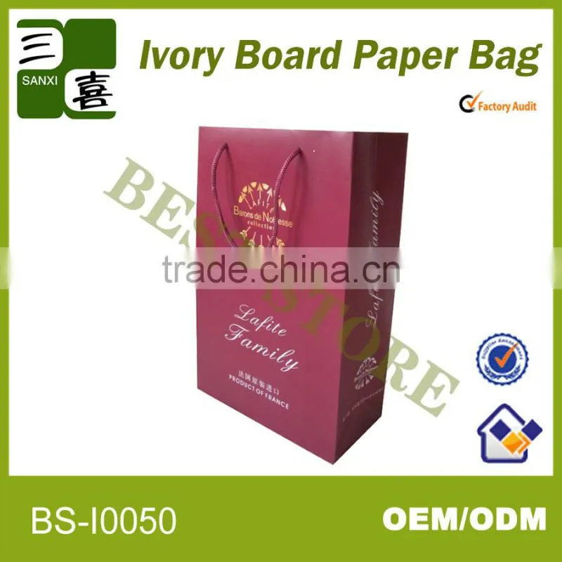 Mini wine bottle paper bags