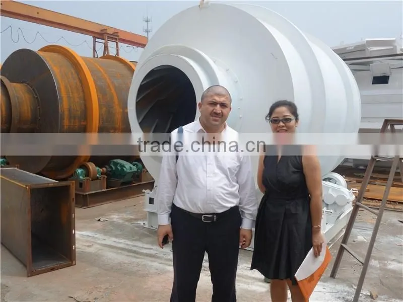 3-5T/H sand dryer rotary drum TDS623 for river sand or artificial sand best quality with best price