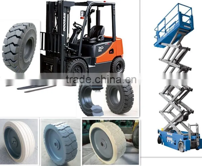 superior quality chinese hot sale tire 21x7x15 forklift solid tire