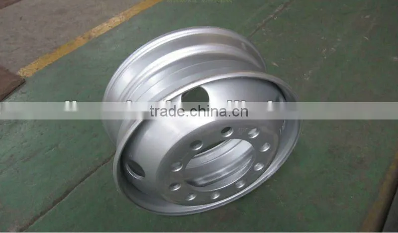 22.5X8.25 tubeless steel truck rims