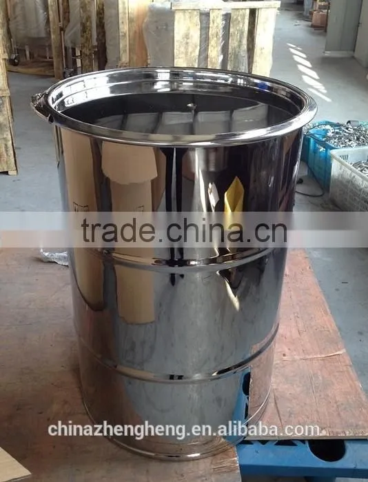 Customizing perforated stainless steel drumwith clamp lid/200L-500L Drum