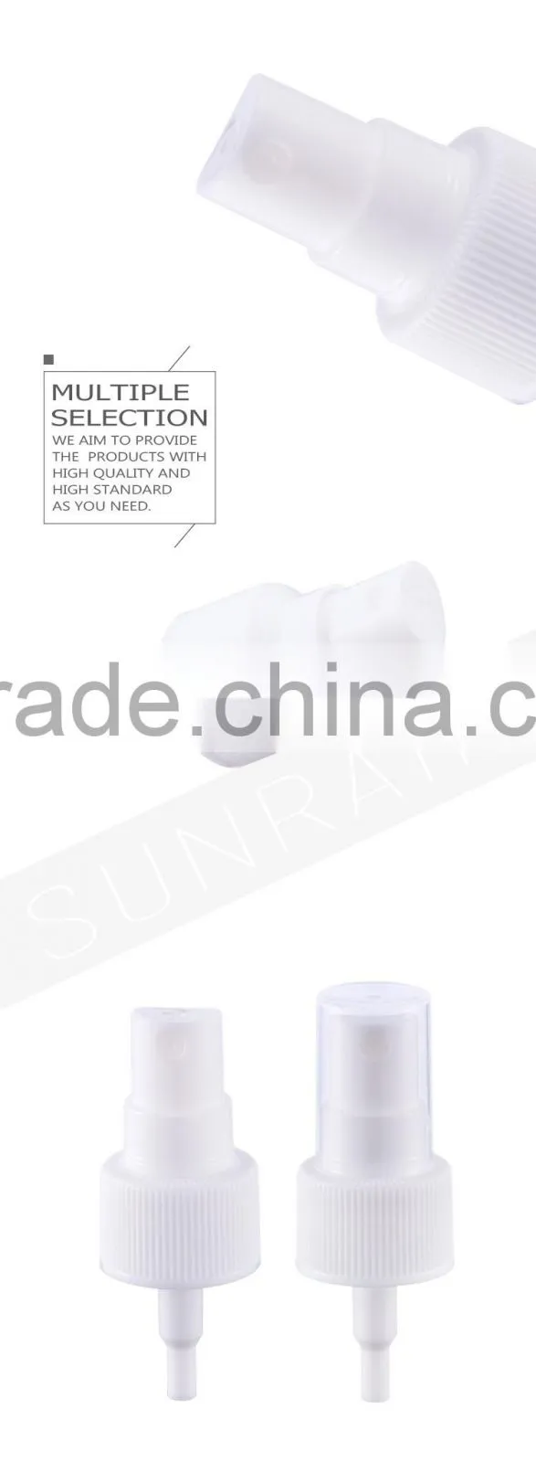 Factory wholesale custom unique design empty plastic fine mist sprayer