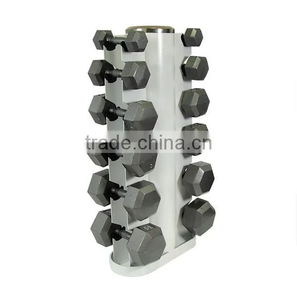 China cast iron hex dumbbells for weight lifting