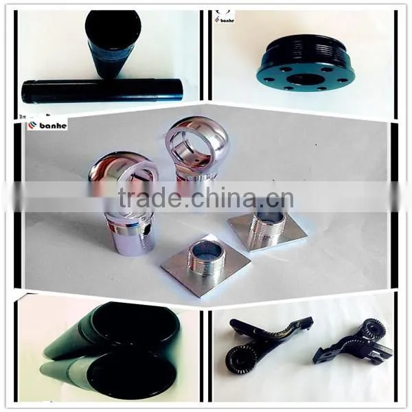 Car machinig part precision made with black oxidation