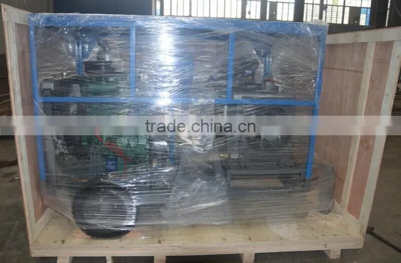 Compact structure diesel hydraulic power pack pump for hydraulic cylinders