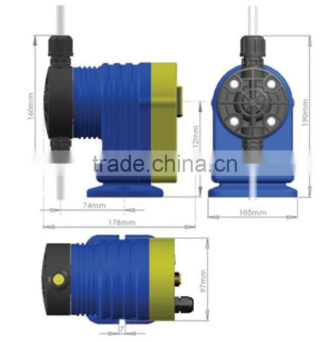 Dosing Pump Supplier Small Solenoid Diaphragm Metering Pump