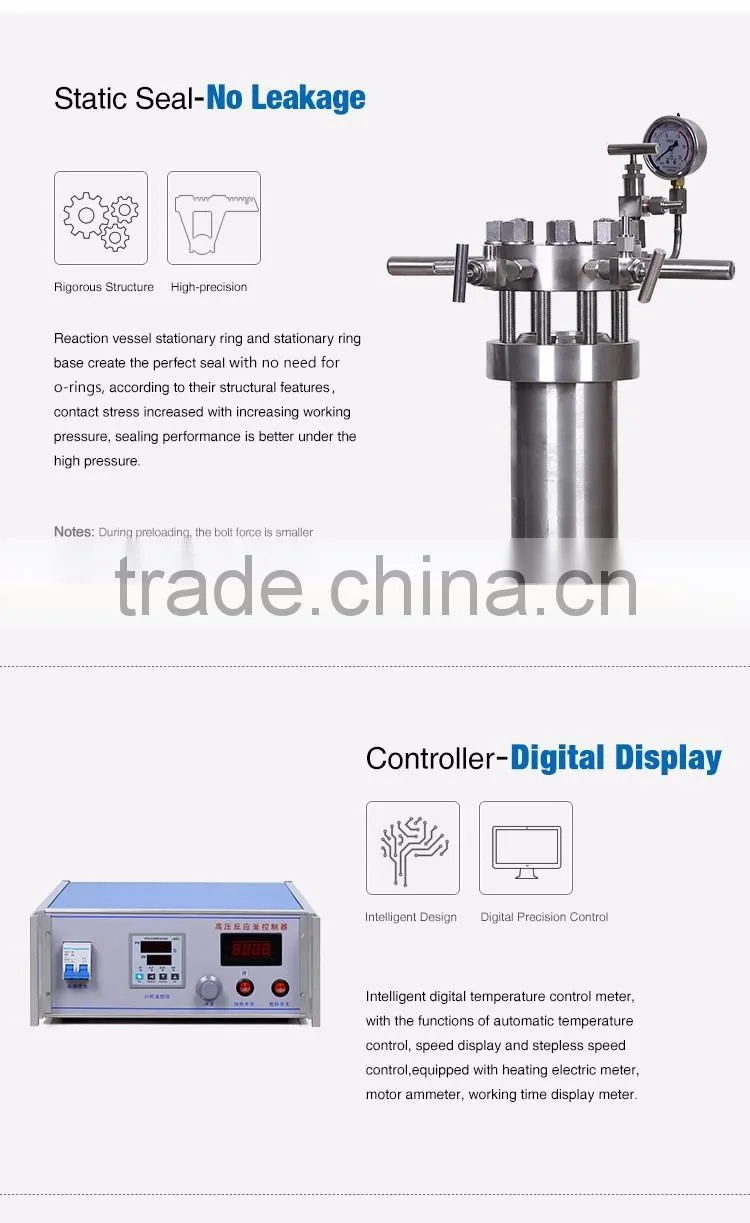 KD Small High Pressure Reactor Titanium Autoclave