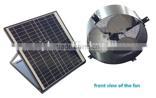 vent goods Dome-Mounted fan (Solar Ventilator) solar panel 40watt AC/ DC fan air condition