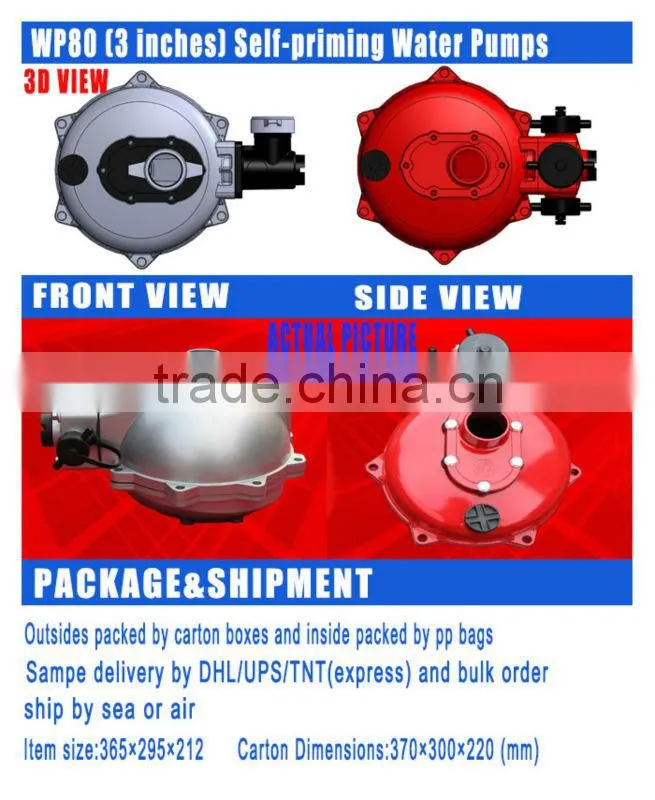 2" 50 Port High Pressure Self Priming Water Pump with Aluminum housing for Firefighting Usage Made in Chin