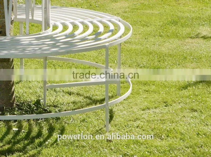 Vintage Garden Metal Round Tree Bench