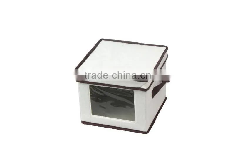 Collapsible Visional Canvas Plate Storage Box