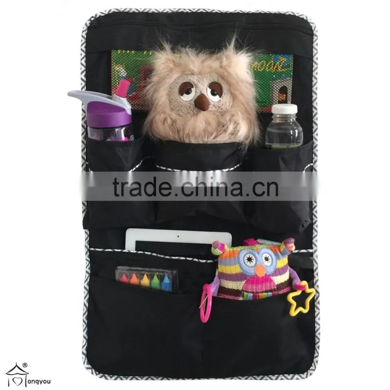 Kids back seat organizer car seat hanging bag