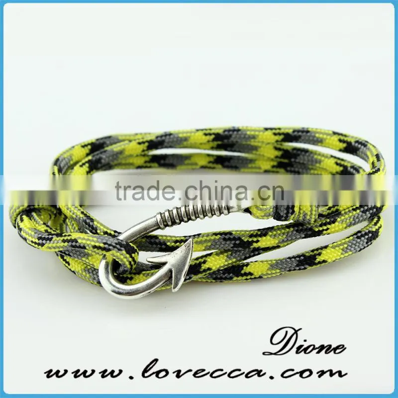 nautical bracelet rope anchors bracelet marine for men / women