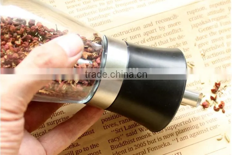 glass salt and pepper mills black pepper grinder