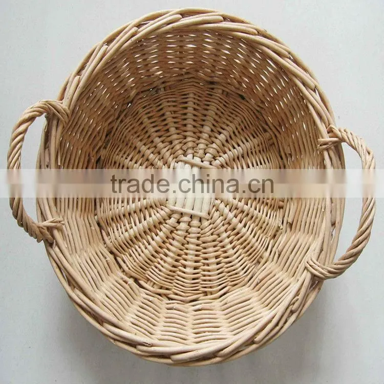 squel milk white wicker basket