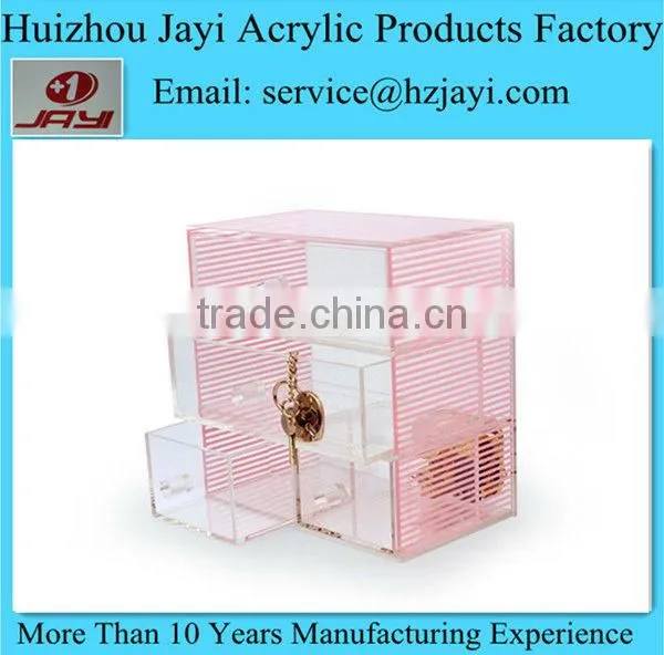 High Transparent Acrylic Jewelry Box with Music Player