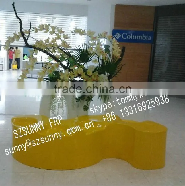 Fiberglass modern chair