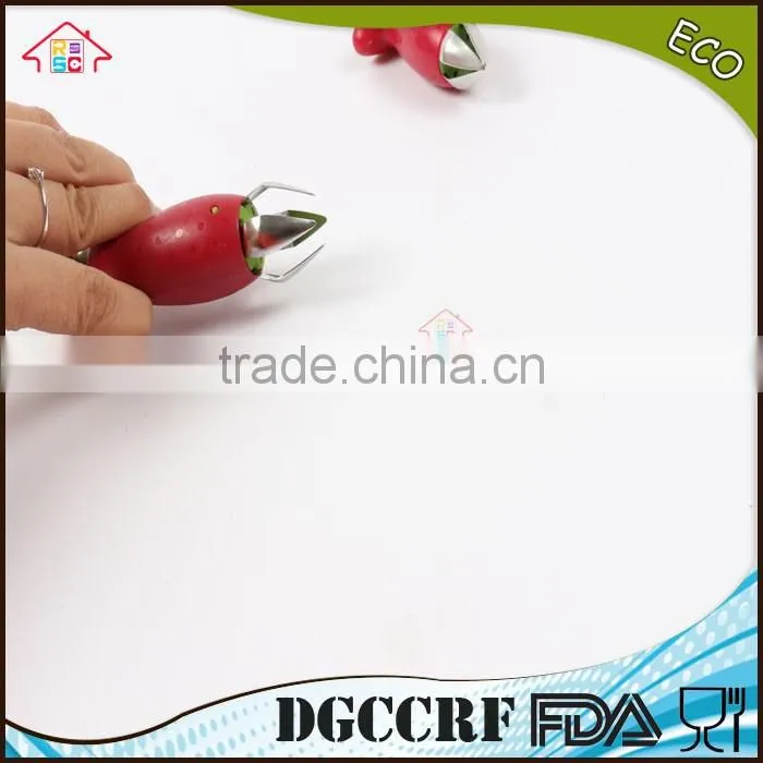 NBRSC Over 10 Years Experience fruit and vegetable plastic Strawberry corer Kitchen Tool Strawberry Huller Kitchen Fruit Tool
