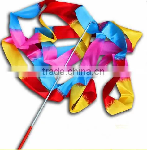 Children gymnastics Dancing ribbon 16colors