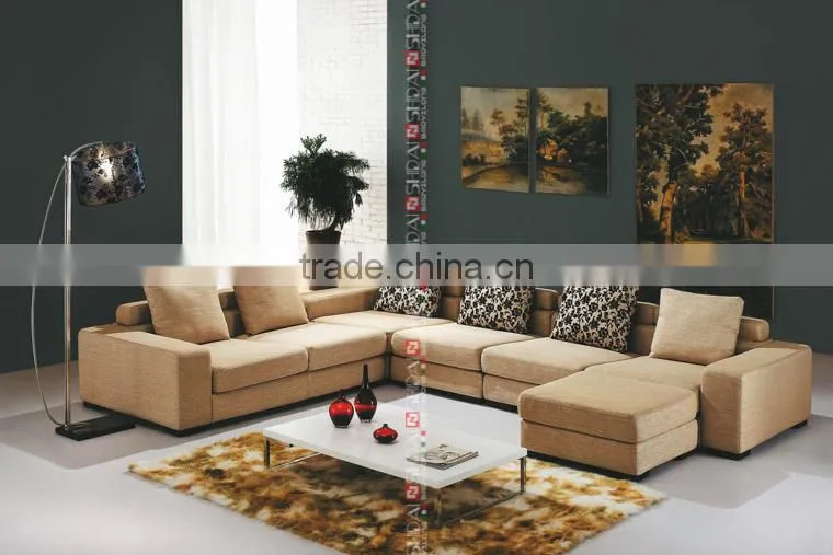 New Model Blue Color Big Corner Sofa Sectional G1105-RE