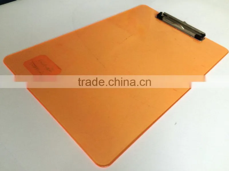 Sales promotion good quality custom design oem plastic clipboard with nice printing