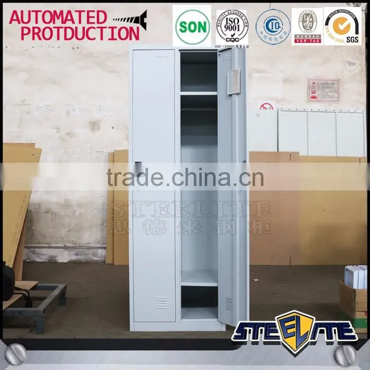 Cheap steel cupboard mumbai 2 doors steel clothes cupboard design