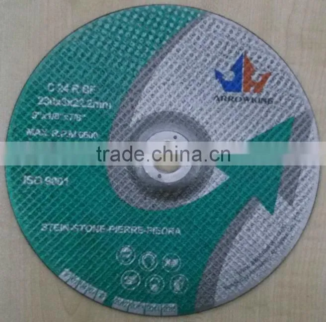9" 230x2x22.2mmT41-Reinforced Fiber Resin Ultra-thin Cutting off Wheels for Metal