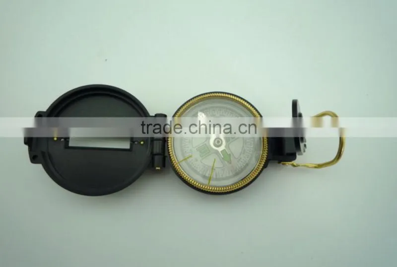 Outdoor camping compass,Customizable logo with cover the compass