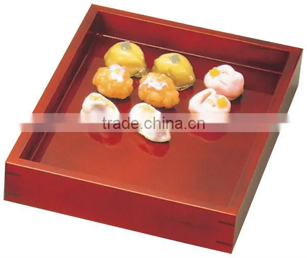 High Quality Lacquered Banjyu serving tray for Japanese Sweets Mochi Container