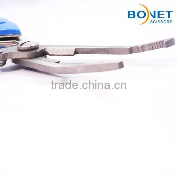 S91006 FDA qualified 6-1/2" curved Stainless Steel fish cutting scissors