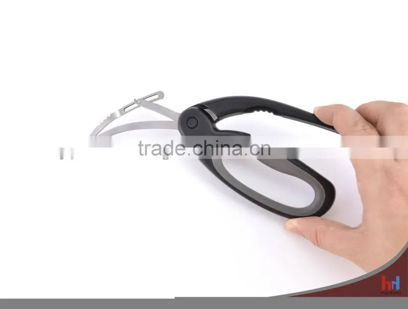 Soft touch handle shrimp scissors,kitchen scissors