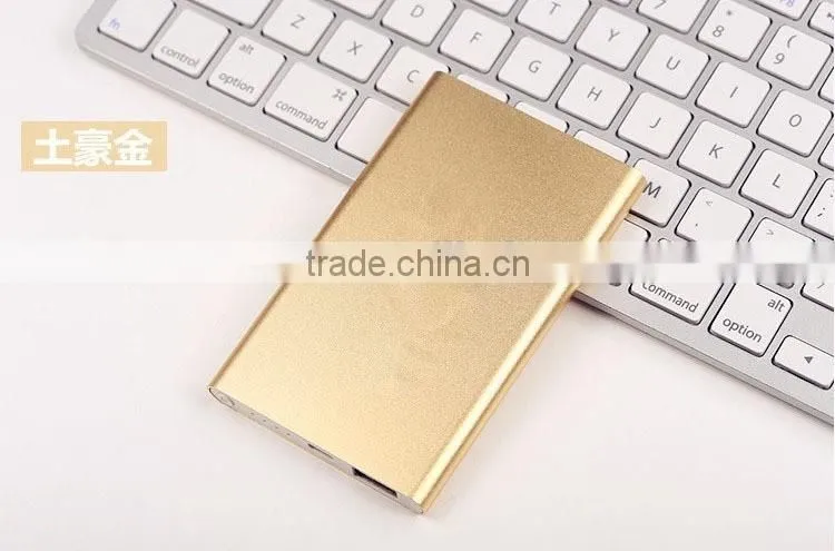 4000mAh Real Capacity Super Slim Flat Power Bank