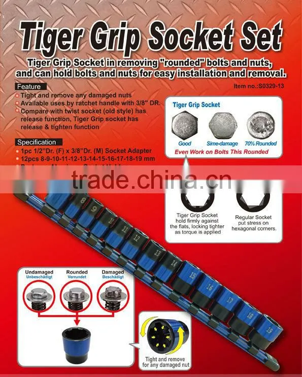 Tiger Grip Twist Socket Set