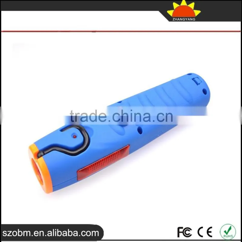 2016 wholesale OEM 3 Mode LED Plastic Signal Light Flashlight Torch