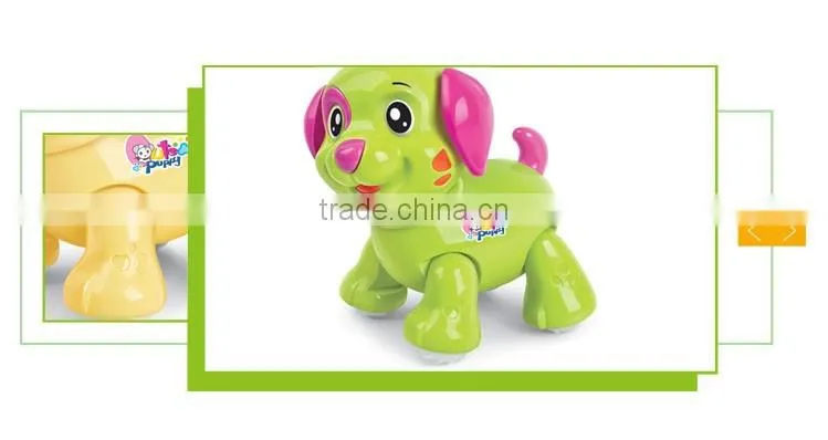 Interesting cartoon musical electric battery operated dog toy