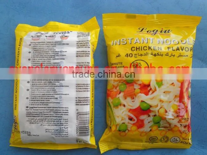 Instant chicken noodle