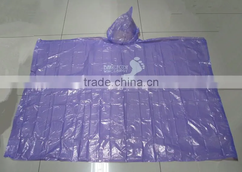 disposable rain wear/rain poncho cheap