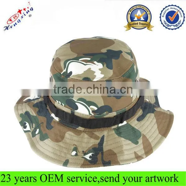 Camo wholesale floral custom designer tie dyed bucket hat with string