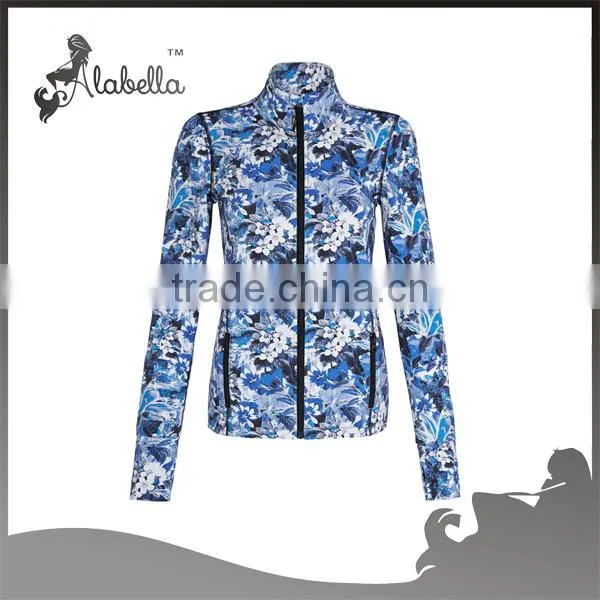 Dry fit custom yoga workout sport clothing lady workouts jacket