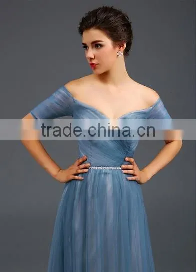 elegant long sleeve long fashion lady dress