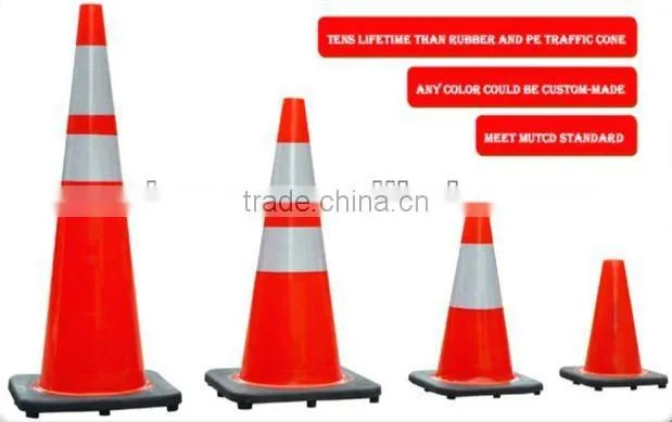700mm Flexible PVC Traffic Cone for good safety