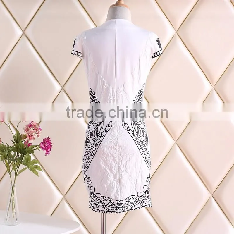 Women polyester sexy package hip dresses